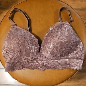 Kindred Bravely Mauve Lace Pumping Bra